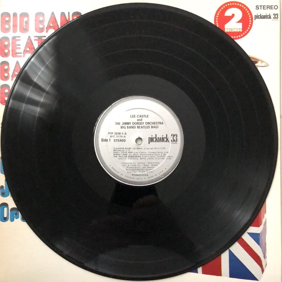 Lee Castle And Jimmy Dorsey Big Band Plays Beatles Bag! Double Vinyl Lp Set - Picture 4 of 9